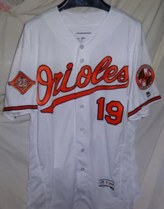 Maglia da baseball MLB 2017 Baltimore Orioles CHRIS DAVIS squadra emessa taglia 50 CAMDEN - Foto 1 di 8