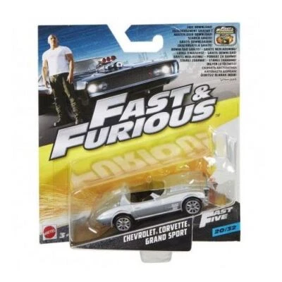 New Fast and Furious Chevrolet Corvette Grand Sport Diecast Model 20/32 - FCF55 - Image 1 of 4