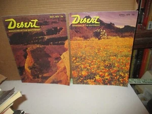 Lot: 2 Magazine Back Issue: Desert Magazine: April & May, 1976, Volume 39 - Imagen 1 de 2