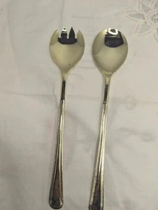 Göttingen England versilbertes Besteck Silberbesteck Salatbesteck Essen Abendessen Vintage - Bild 1 von 7