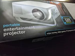 Tragbarer Heimkino Projektor 120 Zoll. ideal für Hinterhof. tolles Geschenk - Bild 1 von 3