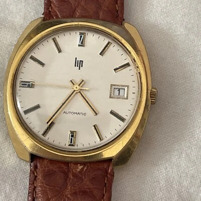 lip automatic cca1970 Duromat 25 Jewels Original 36 Mm 7525/2 21600 Durowe Mov - Изображение 1 из 4