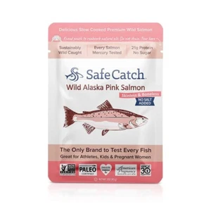 Safe Catch - Salmon Pink Wld Ns Added - Case of 12 - 3 OZ - Picture 1 of 5