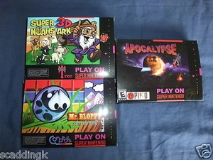 Juegos SNES Mr Bloppy Super Noahs Ark Apocalypse II 2 Piko Nuevo Pal Vers Completo - Imagen 1 de 11