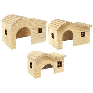 Creative Hamster Wooden House Nesting Habitat for Rutin Chicken Chinchillas - Picture 1 of 11