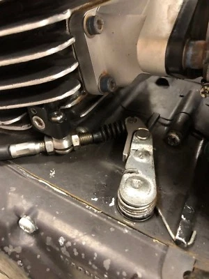 Extensão de braço de embreagem Honda CR250 CR250M 12193-357-010 1974 CR 250 fabricada nos EUA - Imagem 1 de 4