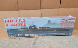 IJN I-53 & Katiens Japanese Sub 1/72 Static Model Kit Brand New Lindberg  - Picture 1 of 6