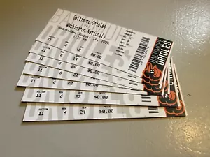 Orioles Coby Mayo 1st Career MLB Hit Mint unbenutzt Ticket 14.08.24 vs Nationals - Bild 1 von 1