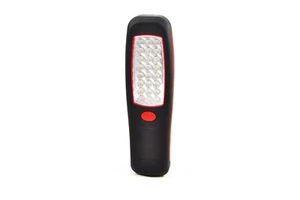 LED MAGNETIC TORCH WITH HANGING HOOK 24 LED HANDHELD WORK LIGHT - Picture 1 of 3