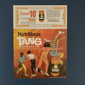 VINTAGE - TANG INSTANT BREAKFAST DRINK COUPON 1971 LOOK!!