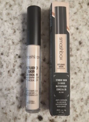 Smashbox Studio Skin 24 Hour Waterproof Concealer FAIR Full Size BNIB AUTHENTIC - Image 1 of 4