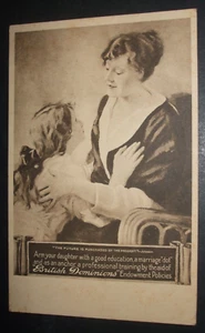 Postal de colección BRITISH DOMINIONS INSURANCE Co Ltd PUBLICIDAD ESTRELLA ÁGUILA - Imagen 1 de 1