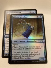 2x Filigree Attendant 1-foil 1-Reg MtG Magic Modern Horizons 2 MH2 English NM