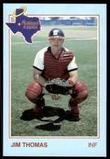1988 Grand Slam Baseball Card Jim Thomas Midland Angels #23
