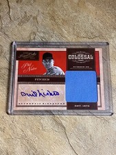 2011 Playoff Prime Cuts Colossal Jersey/Auto Phil Niekro #07/10