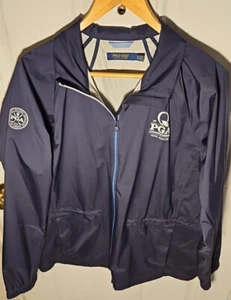 Polo Golf Ralph Lauren Windbreaker Jacke Full Double Zip Blau Gr. XL PGA QUAI - Bild 1 von 12