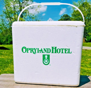 OPRYLAND Hotel Nashville Tennessee Vintage 1980's Large Styrofoam Cooler TN