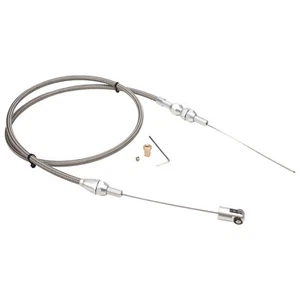 Proflow Throttle Cable LS For Chev For Holden Commodore Braided Stainless Wire 3 - Picture 1 of 1