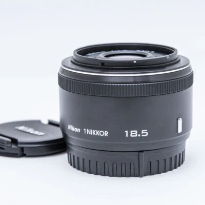 Nikon 1 NIKKOR 18.5mm 18.5 f/1.8 Lens black Tested Japan - Image 1 of 4