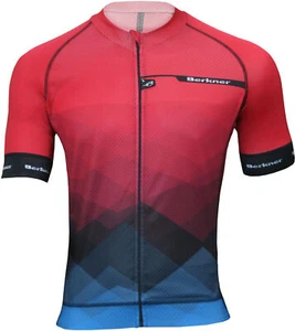 Berkner - Pablo - Fahrradtrikot, Radshirt in rot bis Übergröße 5XL - Bild 1 von 3