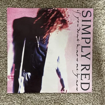 Simply Red If You Don't Know Me By Now UK 7" Vinyl Record 1989 YZ377 WEA - Image 1 of 2