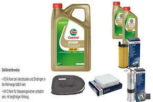 BOSCH Inspektionspaket 7 L Castrol EDGE 5W-30 LL für BMW X3 xDrive20d xDrive30d - Bild 1 von 12