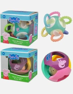Peppa Wutz bola de agarre + sonajero juego juguete de motor a partir de 0M - Imagen 1 de 7