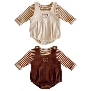 Baby Romper Spring Pullover Sweater 0-36M Infant Unisex Fashion Outfit T-Shirt - Imagen 1 de 18