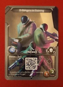 Gen Con 2024 GenCon Universe of Legends TCG D-Rangers in Training Promo Card - Picture 1 of 2