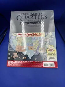 Whitman State Series  Quarters  1999 - 2009 Large Collector's Map MFG. SEALED - Picture 1 of 6