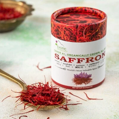 SAFFRON :GENUINE GRADE A+, ORGANICALLY GROWN SUPER NEGIN ( Directly from farmer) - Image 1 of 4