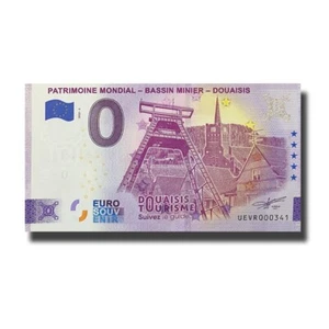 Billete de recuerdo de 0 euros Patrimoine Mondial - Bassin Minier - Douaisis Francia UE - Imagen 1 de 3