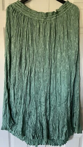 Damen Le Miuex (100 % Viskose) Rock Blauceladon (Einheitsgröße) Neu mit Etikett - Bild 1 von 5