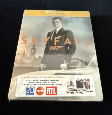 Skyfall  Limited Edition Steelbook Blu-ray (UK IMPORT) New, Sealed!  Ships Free! - Image 1 of 2