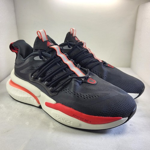 ADIDAS Alphaboost V1 Scarpe da Ginnastica da Corsa Uomo Nero UK8.5 (X166)