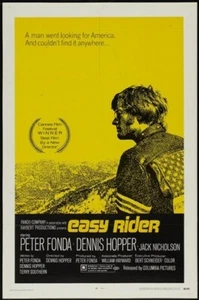EASY RIDER MOVIE POSTER P. Fonda Dennis Hopper 3 Sizes - Picture 1 of 1