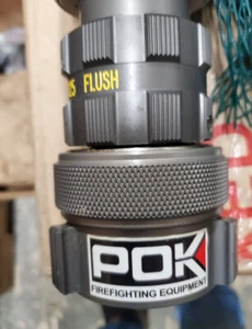 POK Turbokador Attacco tubo antincendio ugello 30-125 GPM - Foto 1 di 3