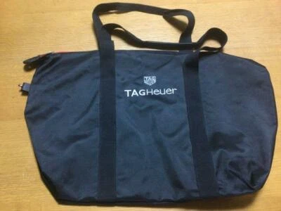 Bolso de Hombro TAG Heuer Original Novedad Negro Bolso Boston (Sin Caja) Súper Raro Envío Foto 1 de 4