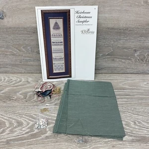 The Victoria Sampler Heirloom Christmas Sampler with Accessory Pack - Picture 1 of 5