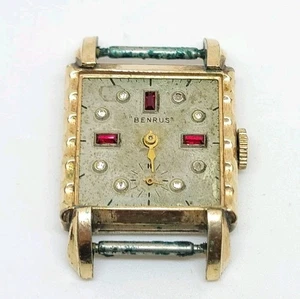 Vintage Benrus A10 7J Jeweled Dial Mechanical Wrist Watch For Parts Or Repair - Picture 1 of 7