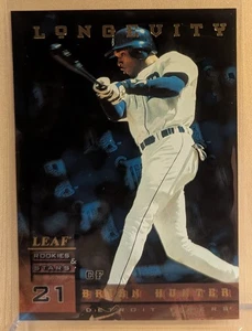 1998 Leaf Rookies & Stars LONGEVITY #95 Brian Hunter RARE PARALLEL /50 - Picture 1 of 2