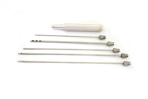 Liposuction Fat Grafting Luer lock Cannula & Handle Set of 6 LP-076 - Picture 1 of 3