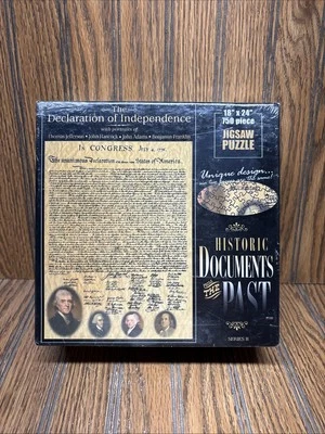 Historic Documents from the Past Declaration of Independence 750 Pcs Puzzle NEW  - Image 1 of 4