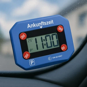 Digitale Parkuhr Elektronische Parkscheibe Automatisch Mit Nachtmodus - Bild 1 von 7