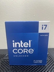Intel - Core i7-14700k 14. Gen 20-Core 28 Thread - 4,3Ghz (5,6Ghz Turbo) Brandneu - Bild 1 von 5