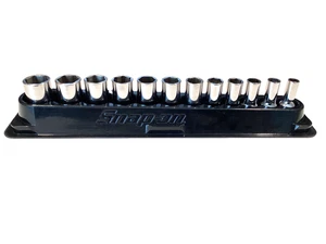 Juego de enchufes semi profundos Snap On 212YFSMSY 12 piezas 3/8" Drive Flank Drive XTRA BONITO - Imagen 1 de 9