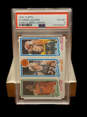 1980-81 Topps - Larry Bird, Jack Sikma, Scott May #232-30-47 (RC) - Image 1 of 2