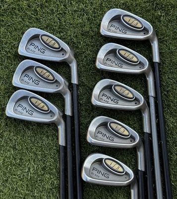 Juego de hierros Ping i3 Blade 3-PW para hombre Aldila grafito rígido negro serie a juego #’s Foto 1 de 4