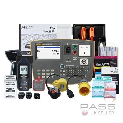 NEU Fluke 6500-2 PAT Tester - Premium PAT Kit mit Barcode Scanner + mehr! - Bild 1 von 2