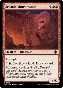 Foil - Seismic Monstrosaur - 166 / NM / English - Picture 1 of 1